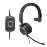 Cuffia Professionale Snom A330M USB e Jack 3.5mm con Noise Canceling