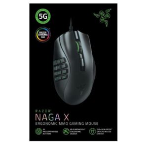 Mouse Gaming Razer Naga X USB Nero Ergonomico