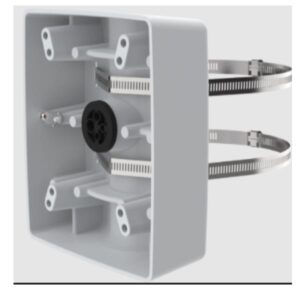 Supporto da Palo Axis T91B57 Bianco per Telecamere Esterne