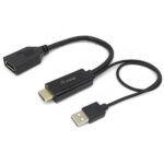 Adattatore HDMI a DisplayPort EQUIP M/F 4K 60Hz con Alimentazione USB