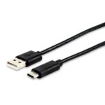 Cavo USB 2.0 EQUIP Tipo-C a Tipo-A 1 metro Nero