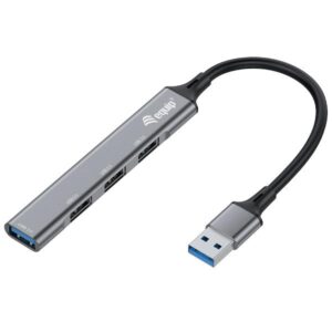 Hub USB Equip 4 Porte (1x USB 3.2 + 3x USB 2.0) Alluminio