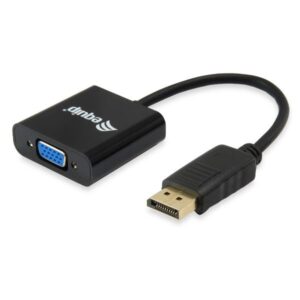 Adattatore DisplayPort Maschio a VGA Femmina Equip Nero