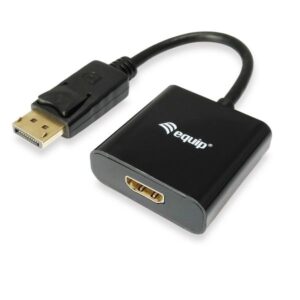 Adattatore DisplayPort Maschio a HDMI Femmina Equip Nero