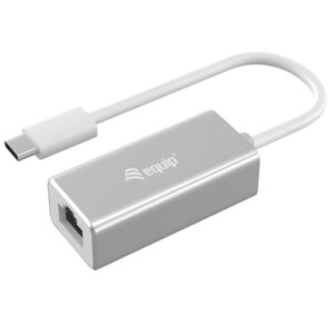 Adattatore USB-C a Rete Gigabit RJ45 Equip Bianco