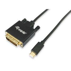 Cavo USB-C DVI-D Dual Link EQUIP 1.8 metri Nero