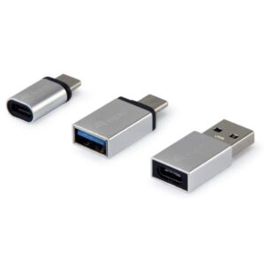 Adattatori USB-C OTG Equip 3-Pack USB/Micro USB Argento