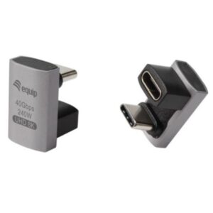 Adattatore USB 4 C-C EQUIP 40Gbps PD 240W 2 Pezzi Grigio