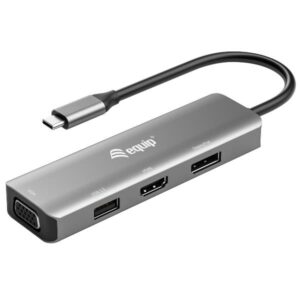 Adattatore USB-C a HDMI 4K 60Hz DisplayPort VGA USB Equip