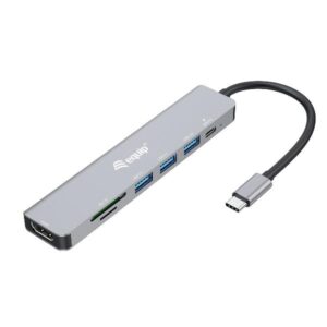 Adattatore USB-C 7 in 1 Equip HDMI 4K 60Hz USB 3.2 PD 100W