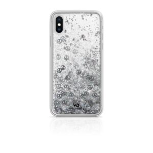 Cover iPhone Xs/X White Diamonds Trasparente TPU Policarbonato