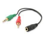 Adattatore Audio EQUIP Jack 3.5mm Femmina a 2 Maschi Splitter