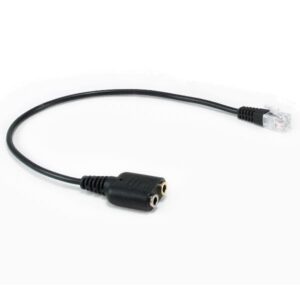 Adattatore Audio EQUIP RJ9 a Jack 3.5mm per Cuffie Nero
