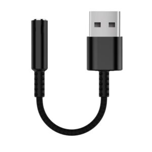 Adattatore Audio USB-A a Jack 3.5mm Equip Nero