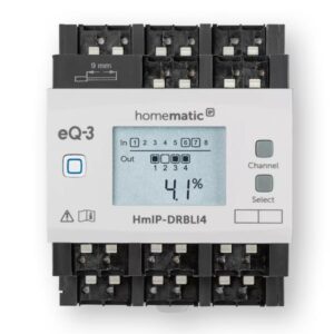 Interruttore Domotico Homematic HmIP-DRBLI4 Bianco per Smart Home