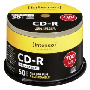 CD-R Intenso 700MB Spindle 50 Pezzi Printable
