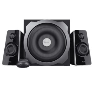 Casse PC 2.1 Trust Tytan Set con Subwoofer Legno 60W Telecomando