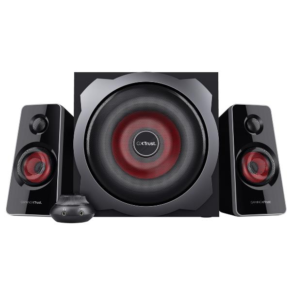 Casse PC 2.1 Trust GXT 38 Tytan Subwoofer Legno 60W Telecomando