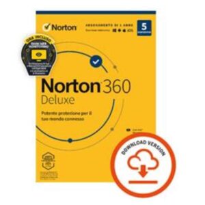 Norton 360 Deluxe - 5 Dev 50GB - ESD EMPOWER - Software elettronico - Download immediato