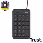 Tastierino Numerico Trust Xalas Cablato USB Nero Layout IT