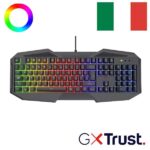 Tastiera Gaming Trust GXT 830 Avonn Cablata Retroilluminata Rainbow Layout IT
