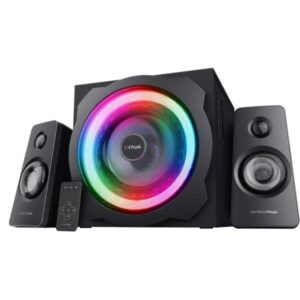 Casse PC Gaming 2.1 Trust GXT 629 Tytan RGB 60W con Subwoofer Legno