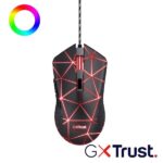 Mouse Gaming Trust GXT 133 Locx RGB Cablato Nero