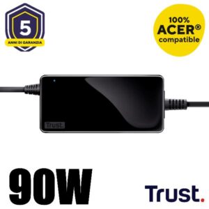 Alimentatore Notebook Trust Maxo 90W Universale Acer Nero