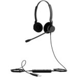 Cuffie Professionali Jabra BIZ 2300 USB Doppio Auricolare Noise Canceling