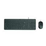 Kit Tastiera e Mouse HP 150 USB Layout Italiano Nero