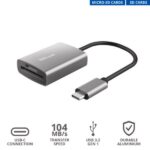 Lettore Memory Card Trust DALYX USB-C Ultraveloce Alluminio