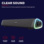 Soundbar PC Gaming Trust GXT620 Axon RGB 6W RMS AUX e Cuffia