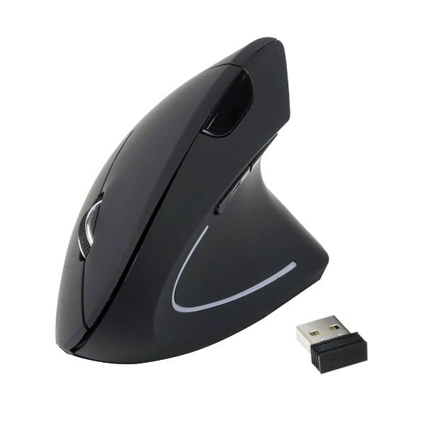 Mouse Wireless Ergonomico Verticale Equip 1600 DPI Nero