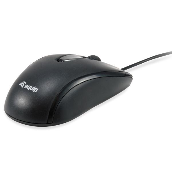 Mouse Ottico Equip 1200dpi USB-C Nero