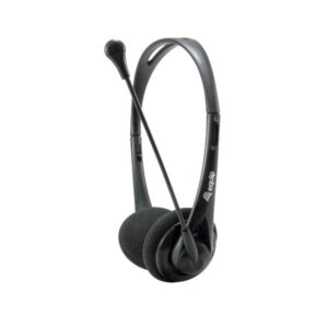 Cuffie Professionali EQUIP Stereo con Microfono Nero 3.5mm