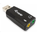 Adattatore Audio USB EQUIP USB 2.0 a Jack 3.5mm Nero