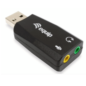 Adattatore Audio USB EQUIP USB 2.0 a Jack 3.5mm Nero