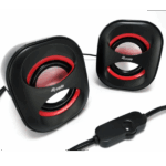 Casse PC Equip Mini USB Speaker 2.0 6W Jack 3.5mm Nero