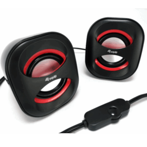 Casse PC Equip Mini USB Speaker 2.0 6W Jack 3.5mm Nero
