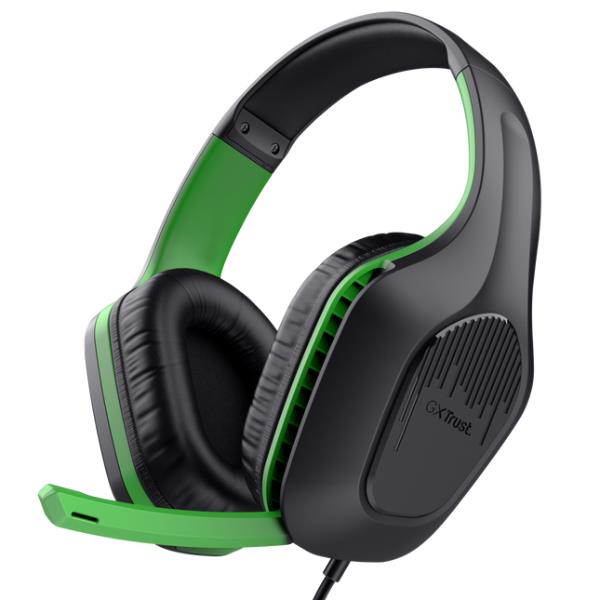 Cuffie Gaming Trust GXT 415X Zirox Over-Ear per Xbox Nero/Verde