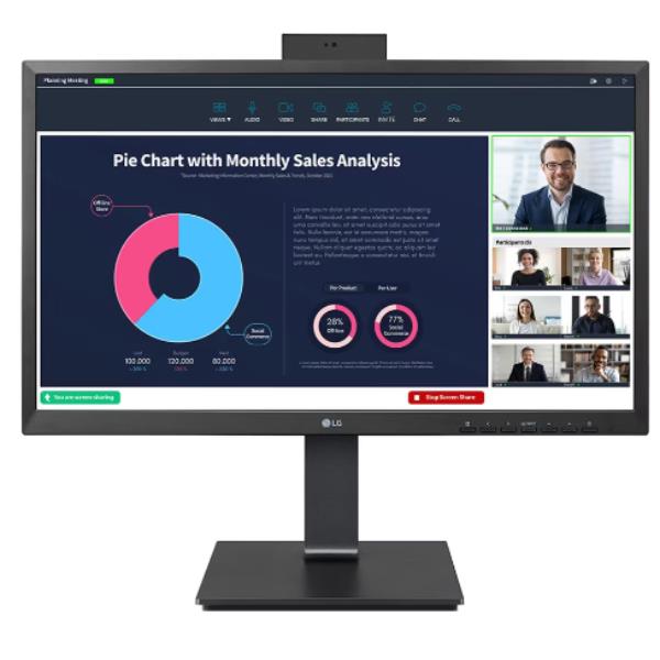 Monitor LG 24BP75CP-B 23.8 IPS Full HD Pivot - SKU: 24BP75CP-B.AEU