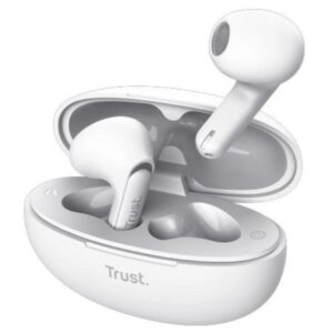 Auricolari True Wireless Trust YAVI BT Bianchi con Riduzione Rumore ENC