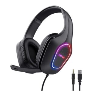 Cuffie Gaming Trust GXT 416 Zirox LED USB Nero