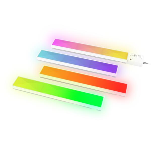 Barre LED Smart Trust VYBZ GXT 905 RGBIC Dimerizzabili 9 Pezzi