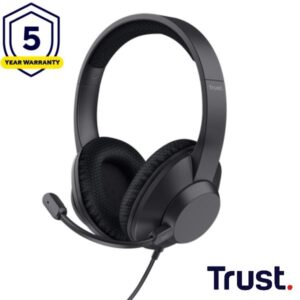 Cuffia USB Trust Ayda Max con Riduzione Rumore Microfono e Controllo Volume