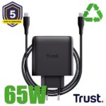 Alimentatore Notebook Trust Maxo 65W 2 Porte USB-C GaN