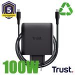 Alimentatore Notebook Trust Maxo 100W 2 Porte USB-C GaN