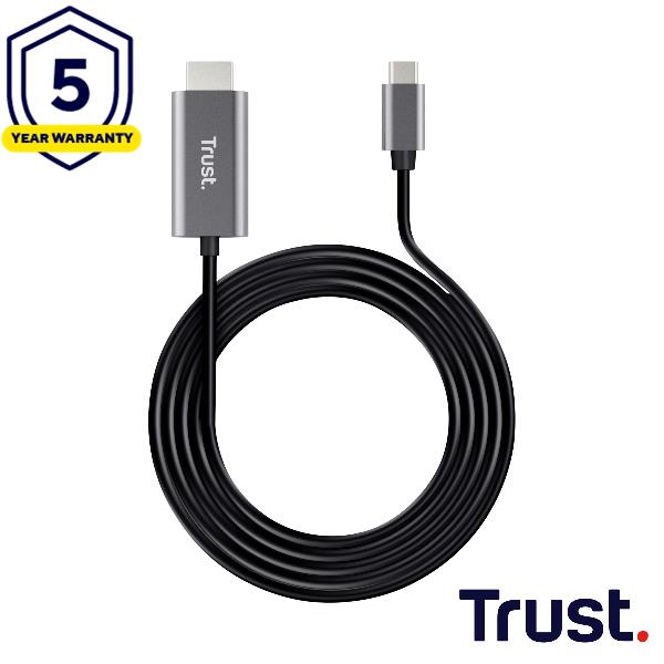 Adattatore USB-C a HDMI Trust Calyx 4K 60Hz 1.8m