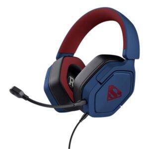 Cuffie Gaming Trust GXT 492SM Carus Superman Blu Rosso con Microfono