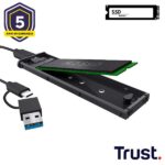 Box Vuoto per Hard Disk Trust 2.5″ USB 3.2 per HDD/SSD SATA